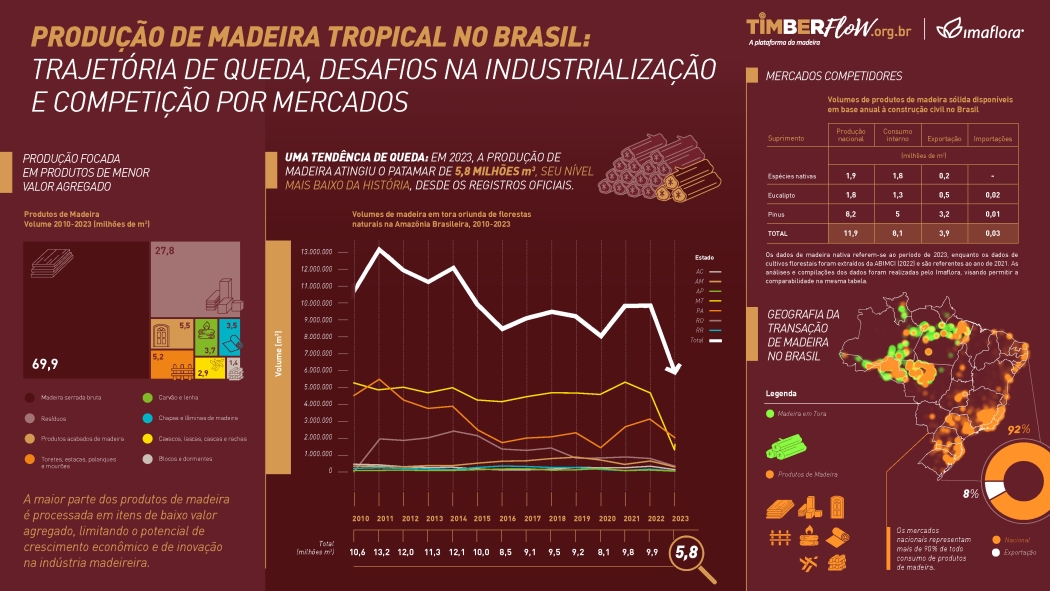 Extração ilegal de madeira aumentou 19% na Amazônia